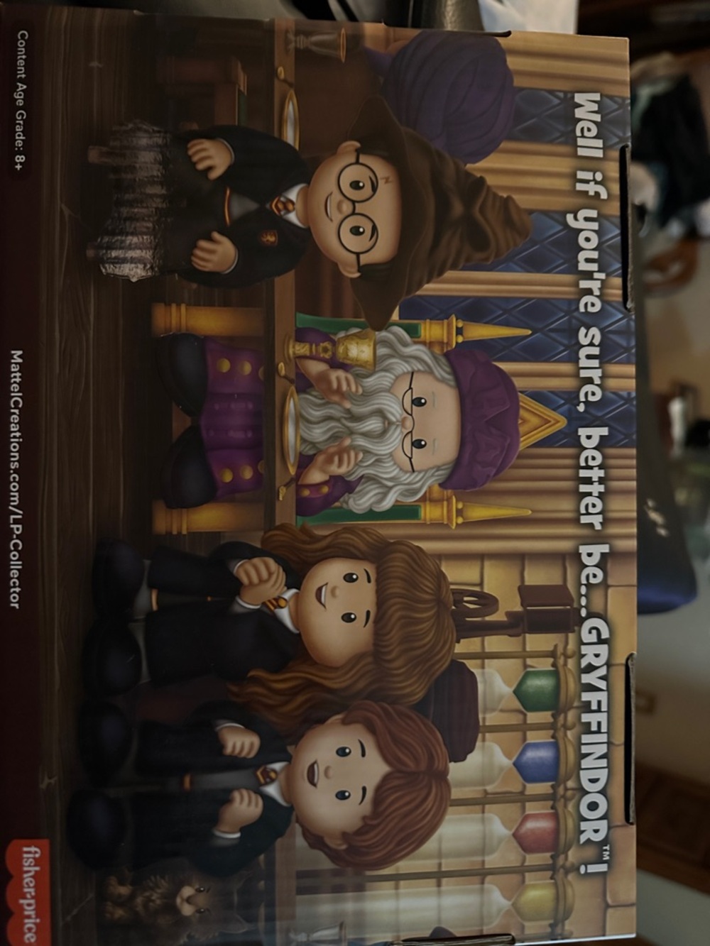Harry Potter Little People Collector Set - Brown, Black, Purple - Picture 2 of 2